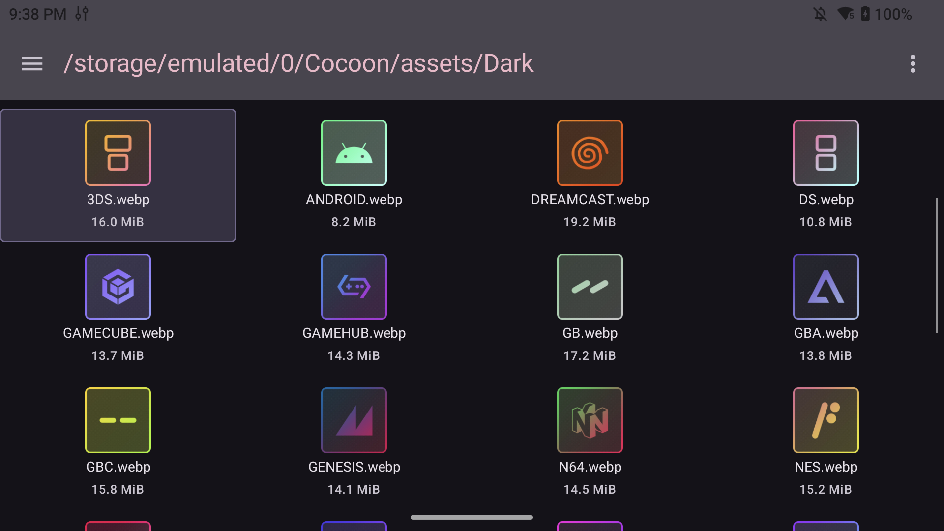 File Grid Layout screenshot