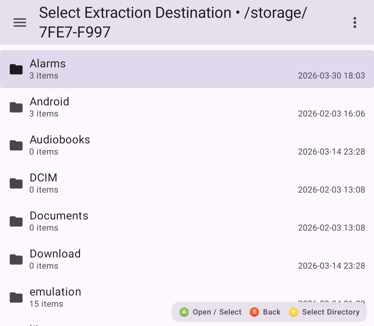 File Picker screenshot